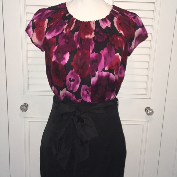 Ann Taylor Silk Blouse & Skirt set - Picture 3 of 8